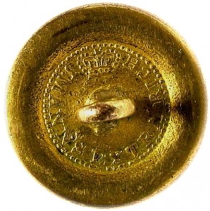 1820-30's Navy 22.7mm Gilded Brass NA 87-A.1 RJ Silverstein's georgewashingtoninauguralbuttons.com O