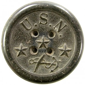 1851 Federal Navy 35mm Hard Rubber NA 137-Without Raised Rims RJ Silverstein's georgewashingtoninauguralbuttons.com O