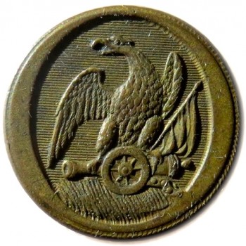 1808-21 Artillery 22.12mm brass AY 50-RJ-Silverstein-georgewashingtoninauguralbuttons.com O