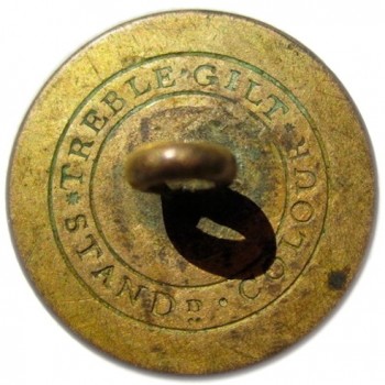 1808-21 Artillery Albert AY 51-B 23mm gilt brass RJ Silverstein's georgewashingtoninauguralbutton.com R