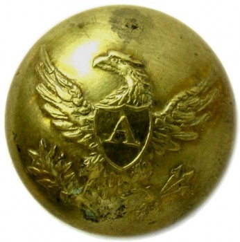 1840-50 Artillery 20mm Gild brass RJ Silverstein's georgewashingtoninauguralbuttons.com O