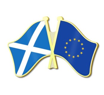 George Washington Banner & Scottish Flag O