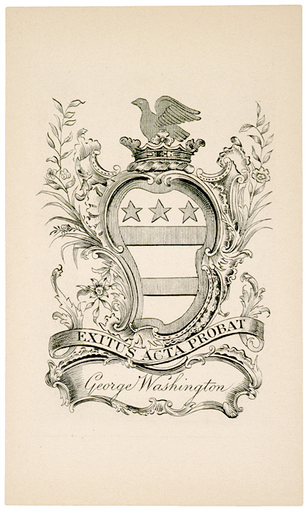 Washington Book plate