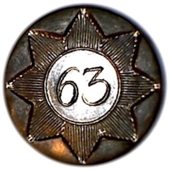 1776-1782 63rd Regt of Foot 17mm Cuff Silvered Bone Back RJ Silversteins georgewashingtoninauguralbuttons.com R1