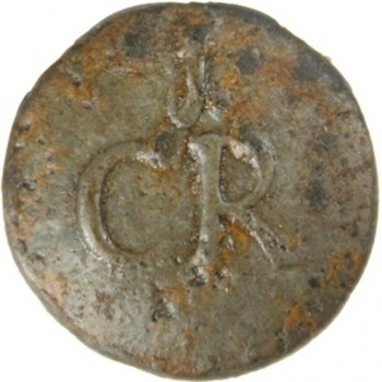 1781 1st Conn. Reg. enlist. mas pewter 25mm excav. hudon highlands georgewashingtoninauguralbuttons.com O