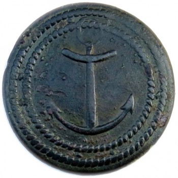 1789-1815 French Colonial Troops Similar to Albert's NA 3-B 27mm georgewashingtoninauguralbuttons.com O