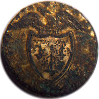 1790 CT MILITIA BUTTON RJ Silversteins georgewashingtoninauguralbuttons.com 2
