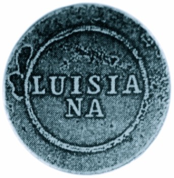 1795-1821 Spanish Luisia NA 1 Piece Sheffield Silver Plate 28mm RJ Silversteins georgewashingtoninauguralbuttons.com O