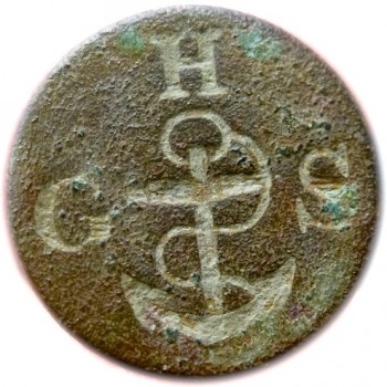 1800-15 ROYAL NAVY GREENWICH HOSPITAL BUTTON 16MM 2.2G ORIG SHANK RJ SILVERSTEINS GEORGEWASHINGTONINAUGURALBUTTONS.COM O