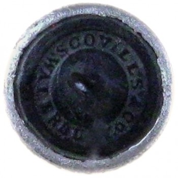 1830's Republic of Texas 20mm Silvered Copper rj silverstein's georgewashingtoninauguralbuttons.com R