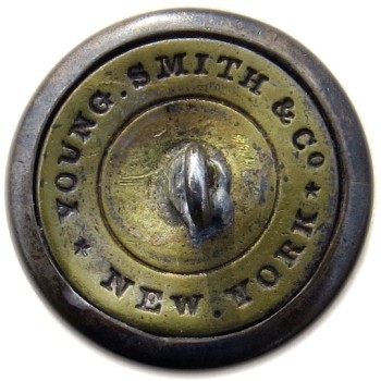 1835-40's New York Militia 21.26mm Silver Plated NY 200 B.1 NY 14 RJ Silversteins georgewashingtoninauguralbuttons.com R