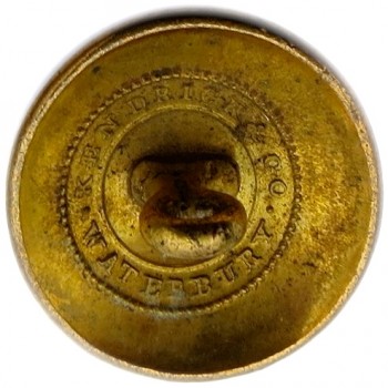 1837-40 Massachusetts Volunteer Militia 20.08mm Brass Orig Shank Albert's MS 33-A Tice MS204-A RJ Silverstein;s georgewashingtoninauguralbuttons.com R1