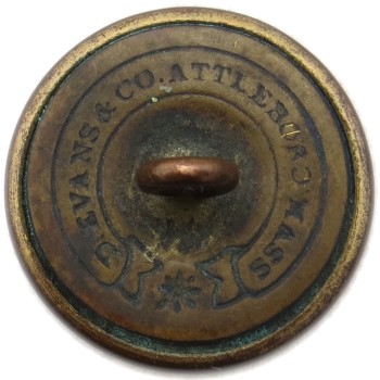 1840-1860's Rhode Island Bristol Train Artillery 22.94 TICE's RI 206A.2 RI 15 B:M 1850's RJ Silversteins georgewashingtoninauguralbuttons.com R