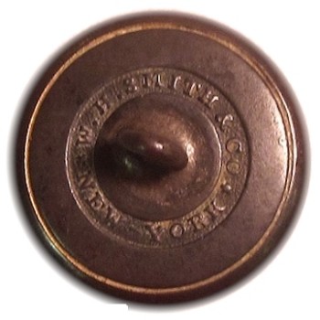 1840-50 New York Militia General Use 15mm Gilt Brass NY216As.3 NY 26 georgewashingtoninauguralbuttons.com R