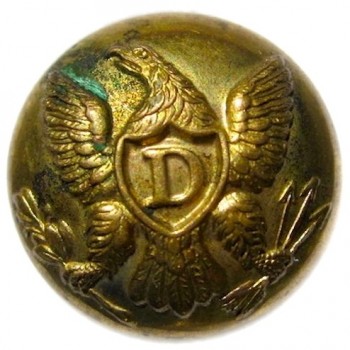 1840-61 Dragoons mounted service 22mm gilded brass georgewashingtoninauguralbuttons.com o