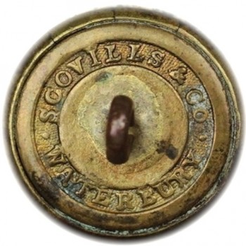 1847-48 Volitgeurs 20mm Gilded Brass georgewashingtoninauguralbuttons.com r2