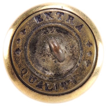 1850-60 Vermont 23.5mm Gilt Brass VT 230F VT 9 RJ Silversteins georgewashingtoninauguralbuttons.com R