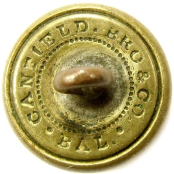 1850-60's Connecticut miltia CT 205 As.1 14.6mm Gilt Brass Georgewashingtoninauguralbuttons.com R