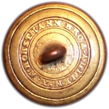 1850-61 Pennsylvania Militia PA 203 A.1 23mm Gilt Brass Georgewashingtoninauguralbuttons.com O