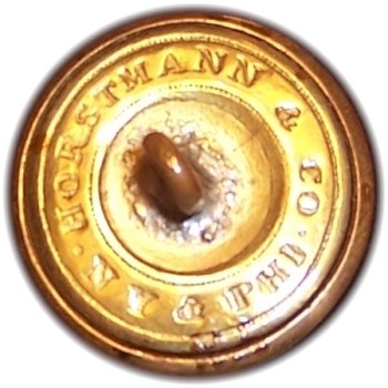 1850-61 Pennsylvania Militia PA 203 A.4 23mm Gilt Brass Georgewashingtoninauguralbuttons.com O