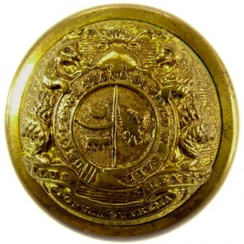 1850 Missouri State Seal 22.3mm Gild Brass RJ Silversteins georgewashingtonbuttons.com O