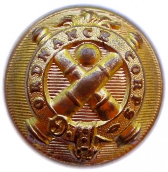 1850's Federal Ordnance Dept 23mm Gilded BrassGeorgewashingtoninauguralbuttons.com O