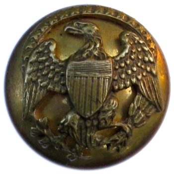 1852-70 Official Diplotatic Service 20.89 Gilt Brass RJ Silverstein georgewashingtoninauguralbuttons.com O