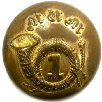 1854 Mass Militia 1st Reg. 23mm gilded brass georgewashingtoninauguralbuttons.com o
