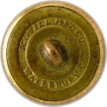 1860-61 Alabama Vo. Corps 22.6mm Gilt Brass AB212A.3 AB2B RJ silversteins georgewashingtoninauguralbuttons.com R