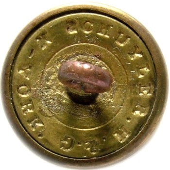 1860 Alabama Officer's Staff Button 15mm Gilt Brass Tice AB200As.1 - AB1Av.1 RJ Silversteins georgewashingtoninauguralbuttons.com R