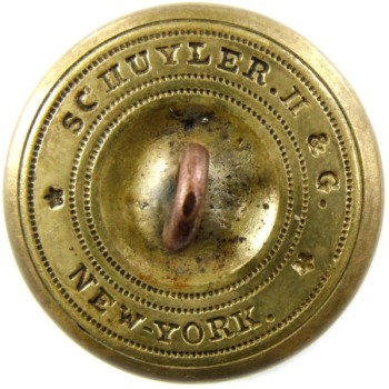1860 Alabama Officer's Staff Button 23mm Gilt Brass Tice AB200A.1 - AB1A3 RJ Silversteins georgewashingtoninauguralbuttons.com R