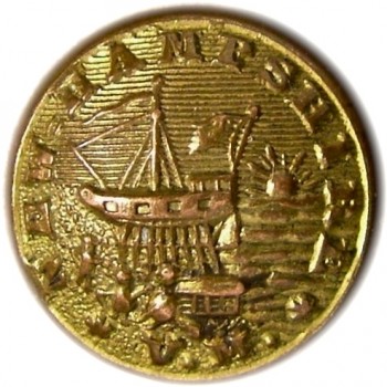 1860 NEW HAMPSHIRE 23mm Gilt Brass 2-Part NH 200As.3 rj silverstein georgewashingtoninauguralbuttons.com O