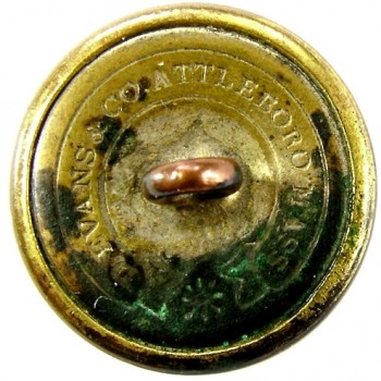 1860 NEW HAMPSHIRE 23mm Gilt Brass 2-Part NH 200C.1 rj silverstein georgewashingtoninauguralbuttons.com r