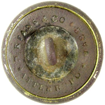 1860 Rhode Island State Militia 22.9mm Gilt Brass TICE's RI203C.1 RI 8 RJ Silversteins georgewashingtoninauguralbuttons.com R