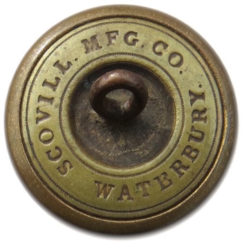1860 Rhode Island State Militia 23.35mm Gilt Brass TICE's RI203A.2 RI 8 RJ Silversteins georgewashingtoninauguralbuttons.com R1