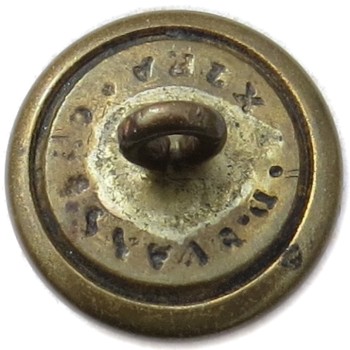 1860's Rhode Island 15.28mm Gilt Brass RI 203Cs.2 RI 8 RJ Silversteins georgewashingtoninauguralbuttons.com R