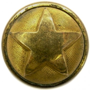1860's TEXAS CONFEDERATE 5 POINTED LONE STAR22.4 TX 21 tx232A.2 RJ Silverstein's georgewashingtoninauguralbuttons.com O