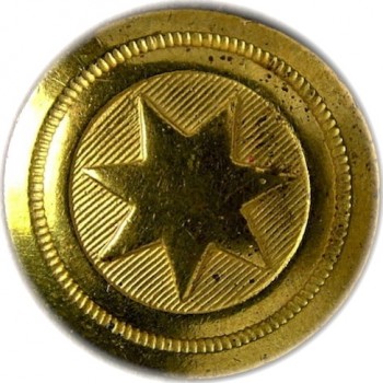 CONFEDERATE CHEROKEE ROSE NORTH CAROLINA AMERICAN INDIAN TROOPS IN THE CIVIL WAR 1830'S OR 1840'S 22MM GILDED BRASS GEORGEWASHINGTONINAUGURALBUTTONS.COM OO