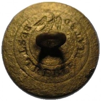 SC Palmetto tree button 1790 - 1800 copper r