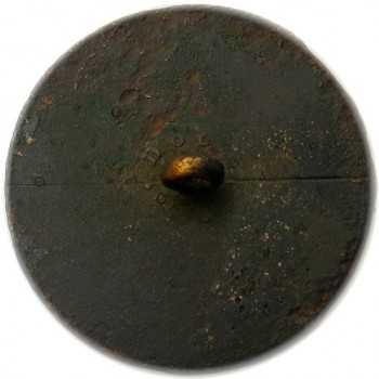 1790-1800's Stone Mason Fraternity 32.94mm Gilt Brass Orig. Shank PD $75 W: Other Buttons R