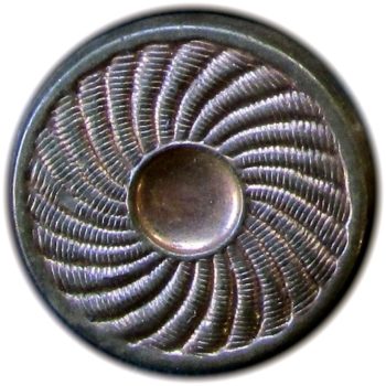 1775 General Button 28mm Copper Swirl Plain Thin Flat Border O
