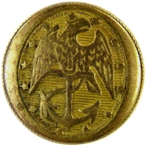 1820-30's Navy 22.6mm Gilded Brass NA 86-A.2 RJ Silverstein's georgewashingtoninauguralbuttons.com R