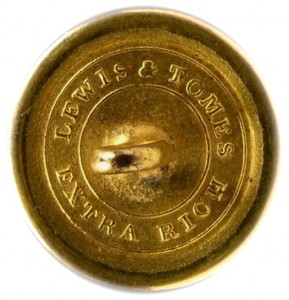 1820-30's Navy 22.6mm Gilded Brass NA 86-A.3 RJ Silverstein's georgewashingtoninauguralbuttons.com R