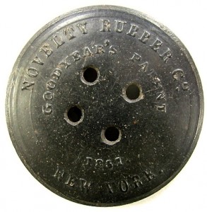 1851 Federal Navy 35mm Hard Rubber NA 137 RJ Silverstein's georgewashingtoninauguralbuttons.com R