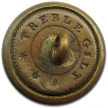 1820-1840's U.S. Artillery 20mm Gilt Brass Orig Shank Alberts AY 71- Tices AY206A.17 PD $50 10-10-12 1