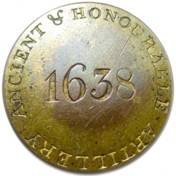 1799-1812 Ancient & Honarable 25mm Brass rj silversteins georgewashingtoninauguralbuttons.com O