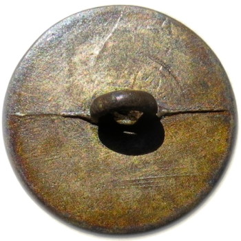 1800-15 NY Militia 24.09mm Copper:Bronze? Albert's NY9-B:Tice's NY040 A1.1 Overstruck Back Orig. Shank RJ Silverstein's georgewashingtoninauguralbuttons.com R