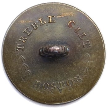1800-25 Massachusetts State Militia 23.35mm Silver Plated 23.35mm Tice MSO 32A.1 - Albert MS 17 georgewashingtoninauguralbuttons.com R
