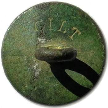 1802-12 Navy Cuff Flat 15 Star Gilt Brass Albert's NA 52 Unlisted Cuff Variant georgewashingtoninauguralbuttons.com R