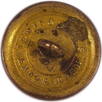 1812-15 Marines 23mm Gilt Brass MC 4 Orig Shank Unlisted B-M georgewashingtoninauguralbuttons.com R